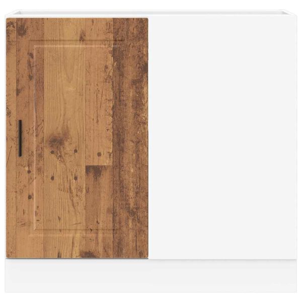 vidaXL Porto antik fa sz&iacute;nű szerelt fa konyhai alapszekr&eacute;ny