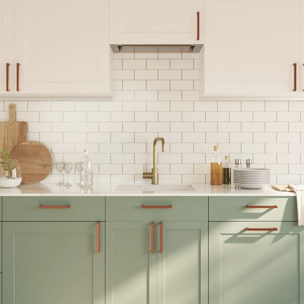 vidaXL 20 db bronz rozsdamentes ac&eacute;l szekr&eacute;nyfoganty&uacute; 160 mm