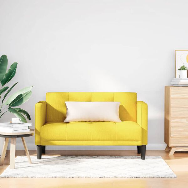 vidaXL s&aacute;rga sz&ouml;vet loveseat kanap&eacute; 111 cm