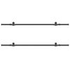 vidaXL fekete ac&eacute;l tol&oacute;ajt&oacute; f&eacute;mszerel&eacute;k k&eacute;szlet 427 cm