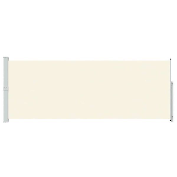 vidaXL kr&eacute;msz&iacute;nű beh&uacute;zhat&oacute; oldals&oacute; terasznapellenző 180 x 500 cm