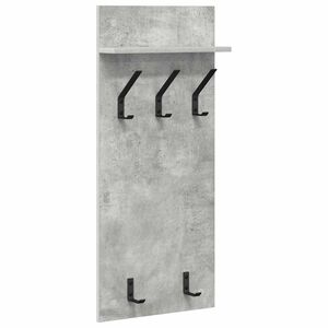 vidaXL Fali Kab&aacute;thorog Falra szerelhető Beton Sz&uuml;rke 40 x 10 x 90 cm