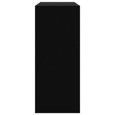 vidaXL fekete térelválasztó könyvszekrény 80 x 30 x 72 cm
