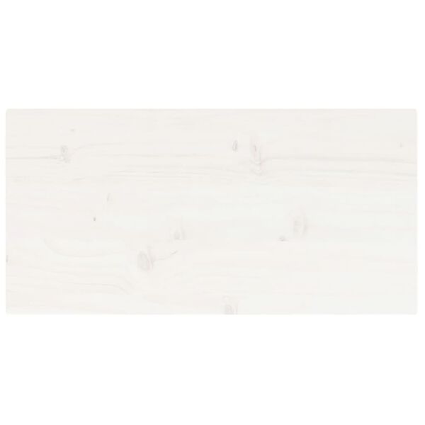 vidaXL feh&eacute;r t&ouml;m&ouml;r fenyőfa t&eacute;glalap alak&uacute; asztallap 80 x 40 x 2,5 cm