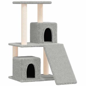 vidaXL vil&aacute;gossz&uuml;rke macskab&uacute;tor sziz&aacute;l kapar&oacute;f&aacute;kkal 82 cm