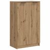 vidaXL k&eacute;zműves t&ouml;lgy sz&iacute;nű szerelt fa cipőszekr&eacute;ny 59 x 35 x 100,5 cm