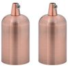 vidaXL 2 db v&ouml;r&ouml;s bronz l&aacute;mpatart&oacute;k E27