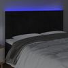 vidaXL fekete b&aacute;rsony LED-es fejt&aacute;mla 180x5x118/128 cm