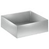 vidaXL Kerti cser&eacute;p Ez&uuml;st 60 x 60 x 20 cm Horganyzott Ac&eacute;l