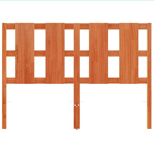 vidaXL viaszbarna t&ouml;m&ouml;r fenyőfa fejt&aacute;mla 135 cm