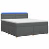 vidaXL Boxspring &aacute;gy matraccal S&ouml;t&eacute;tsz&uuml;rke 160 x 200 cm Sz&ouml;vet