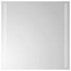 vidaXL LED F&uuml;rdőszoba T&uuml;k&ouml;r t&uuml;k&ouml;rrel &Aacute;tl&aacute;tsz&oacute; 50 x 50 cm edzett &uuml;veg