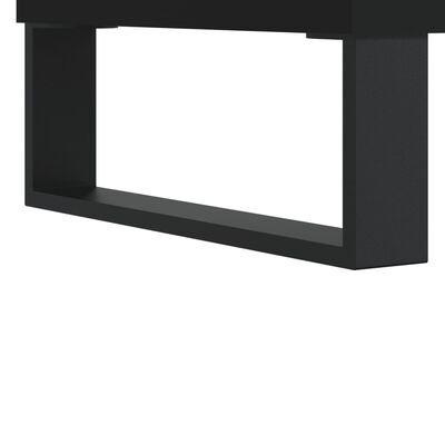 vidaXL fekete szerelt fa TV-szekrény 150 x 30 x 44,5 cm