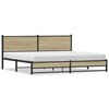 vidaXL sonoma t&ouml;lgy sz&iacute;nű f&eacute;m &aacute;gykeret matrac n&eacute;lk&uuml;l 193 x 203 cm