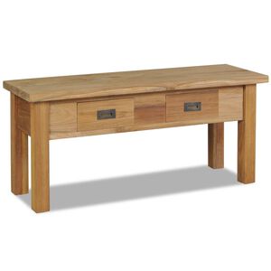 vidaXL t&ouml;m&ouml;r t&iacute;kfa sz&eacute;k előszoba pad 90 x 30 x 40 cm