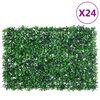 &nbsp;vidaXL 24 db z&ouml;ld&nbsp;műcserjelev&eacute;l-ker&iacute;t&eacute;s 40 x 60 cm