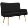 vidaXL K&eacute;t&uuml;l&eacute;ses Kanap&eacute; Fekete 115 x 61 x 87 cm Boucl&eacute;