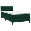 vidaXL s&ouml;t&eacute;tz&ouml;ld b&aacute;rsony rug&oacute;s &aacute;gy matraccal 90x220 cm