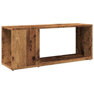 vidaXL antik hat&aacute;s&uacute; szerelt fa TV-szekr&eacute;ny 80x24x32 cm