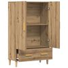 vidaXL Highboard artisan t&ouml;lgy 70x31x115 cm g&eacute;pi &uacute;ton elő&aacute;ll&iacute;tott fa