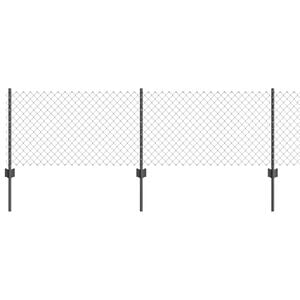 vidaXL Hegesztett dr&oacute;tker&iacute;t&eacute;s poszttal 10 x 0,4 m (Sz x Mg)