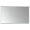 vidaXL LED F&uuml;rdőszoba T&uuml;k&ouml;r t&uuml;k&ouml;rrel &Aacute;tl&aacute;tsz&oacute; 50 x 30 cm edzett &uuml;veg