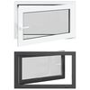vidaXL D&ouml;nthető &eacute;s forgathat&oacute; pinceablak RISOR 100 x 60 cm PVC &eacute;s &Uuml;veg