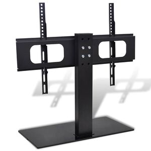vidaXL fekete vas TV falikonzol talppal 32"-70