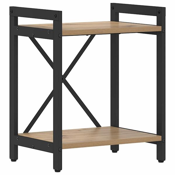 vidaXL K&ouml;nyvespolc Artisan t&ouml;lgy 40 x 30 x 50 cm Faanyag