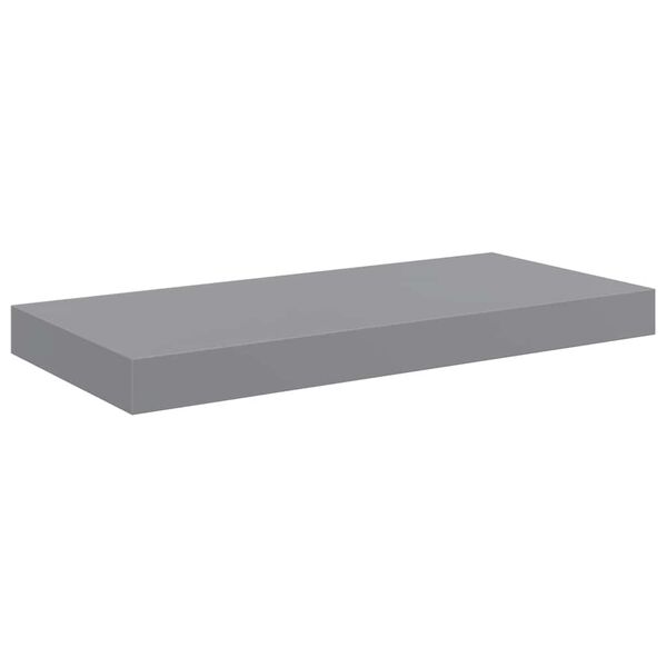 vidaXL sz&uuml;rke MDF lebegő fali polc 50 x 23 x 3,8 cm