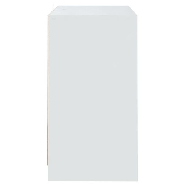 vidaXL fehér szerelt fa tálalószekrény 70x41x75 cm