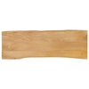 vidaXL t&ouml;m&ouml;r mang&oacute;fa term&eacute;szetes &eacute;lű asztallap 140 x 40 x 2,5 cm