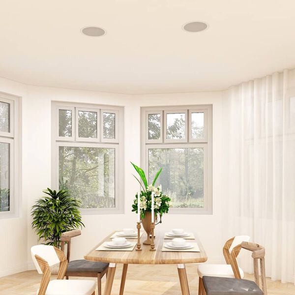 vidaXL 2 db falba építhető és mennyezeti hangszóró 120 W