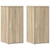 vidaXL 2 db sonoma-t&ouml;lgysz&iacute;nű forg&aacute;cslap cipősszekr&eacute;ny 32 x 35 x 70 cm