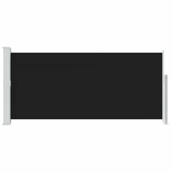 vidaXL fekete beh&uacute;zhat&oacute; oldals&oacute; napellenző 140 x 300 cm