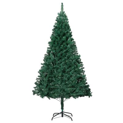 vidaXL zöld műkarácsonyfa LED fényekkel és vastag ágakkal 180 cm