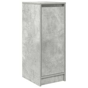 vidaXL betonsz&uuml;rke szerelt fa cipőszekr&eacute;ny 29,5x34x76 cm