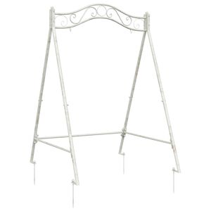 vidaXL Hinta Keret Antik feh&eacute;r 113 x 121,5 x 168 cm Ac&eacute;l