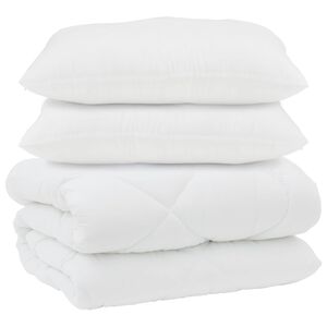 vidaXL Takar&oacute; p&aacute;rn&aacute;kkal p&aacute;rn&aacute;val 3 pcs Feh&eacute;r Mikrosz&aacute;las &eacute;s Pehelytoll