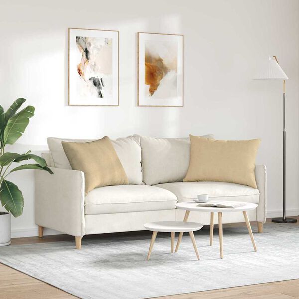 vidaXL Kanap&eacute; p&aacute;rn&aacute;k 2 pcs Sz&uuml;rke z&ouml;ld 70 x 50 cm B&aacute;rsonyos sz&ouml;vet