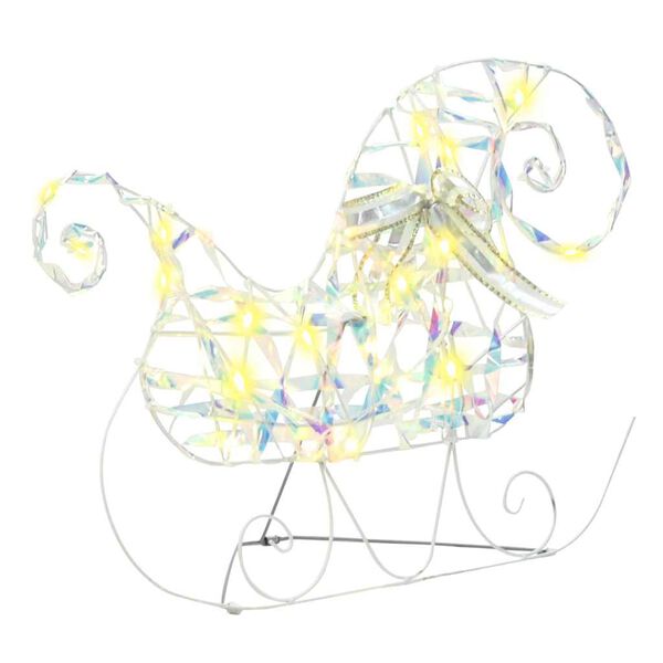 vidaXL LED r&eacute;nszarvasok 60 LED-del 3 pcs Meleg feh&eacute;r PET