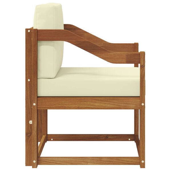 vidaXL K&uuml;lt&eacute;ri kanap&eacute; T&ouml;m&ouml;r ak&aacute;cfa &eacute;s poli&eacute;szter Term&eacute;szetes