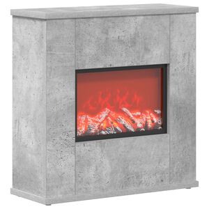 vidaXL Elektromos kandall&oacute; Beton 47 x 18 x 48 cm Szerelt fa
