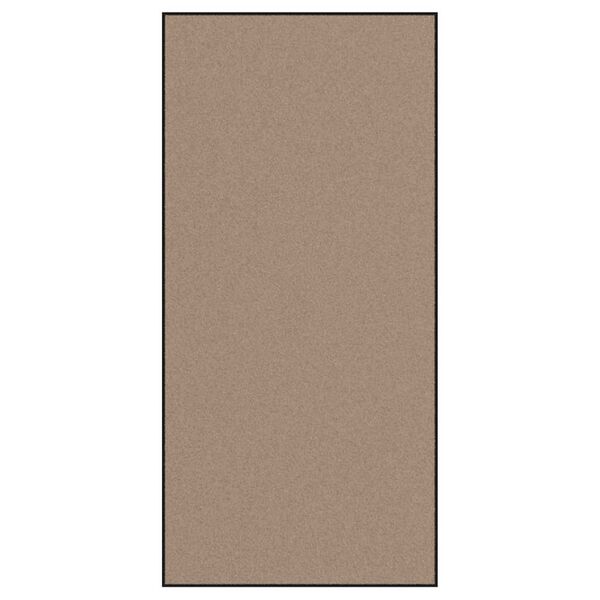 vidaXL Ajt&oacute;szőnyeg Beige &eacute;s fekete 120 x 250 cm Polipropil&eacute;n &eacute;s vinil