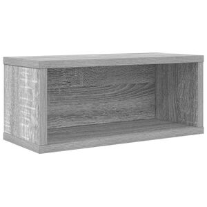 vidaXL CD t&aacute;rol&oacute; &aacute;llv&aacute;ny Sz&uuml;rke Sonoma 40 x 17 x 17 cm Szerelt Fa