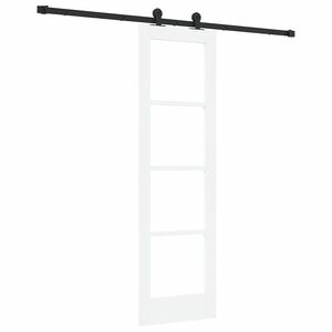 vidaXL Cs&uacute;sz&oacute; ajt&oacute; ORKDAL Feh&eacute;r &eacute;s fekete 61 x 198,5 cm