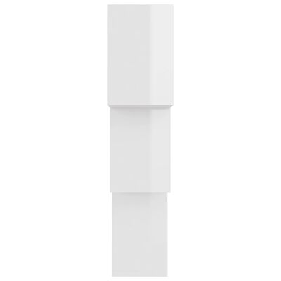 vidaXL fehér kocka alakú forgácslap fali polcok 84,5 x 15 x 27 cm
