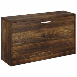 vidaXL f&uuml;st&ouml;s t&ouml;lgy sz&iacute;nű szerelt fa cipőt&aacute;rol&oacute; pad 80 x 24 x 45 cm
