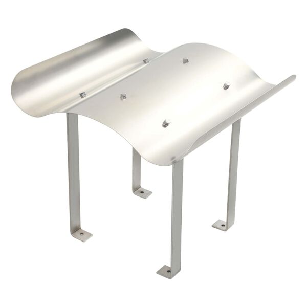 vidaXL rozsdamentes ac&eacute;l k&eacute;m&eacute;nysapka 60 x 60 x 38 cm