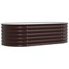 vidaXL Emelt &Aacute;gy Barna 160 x 80 x 44 cm Ac&eacute;l